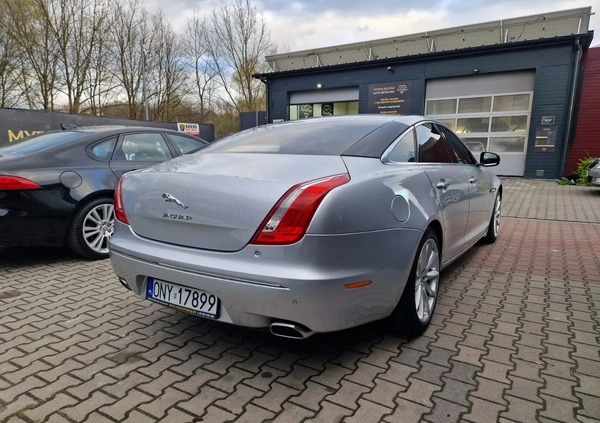 Jaguar XJ cena 62000 przebieg: 224000, rok produkcji 2011 z Mirosławiec małe 407